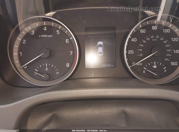5NPD84LF9JH260032 2018 HYUNDAI ELANTRA Gray უკანა სავარძლების ხედი