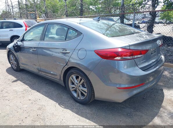 5NPD84LF9JH260032 2018 HYUNDAI ELANTRA Gray წინა ხედი