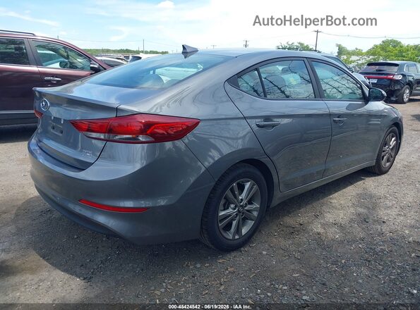 5NPD84LF9JH260032 2018 HYUNDAI ELANTRA Gray უკანა მარჯვენა