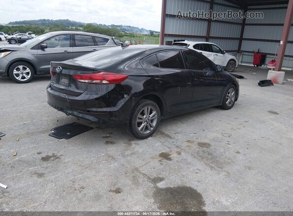 5NPD84LF9JH217035 2018 HYUNDAI ELANTRA Black Tył prawy