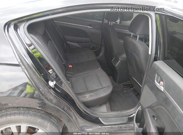 5NPD84LF9JH217035 2018 HYUNDAI ELANTRA Black Widok naklejki z numerem VIN