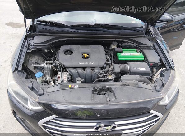5NPD84LF9JH217035 2018 HYUNDAI ELANTRA Black Widok z tyłu