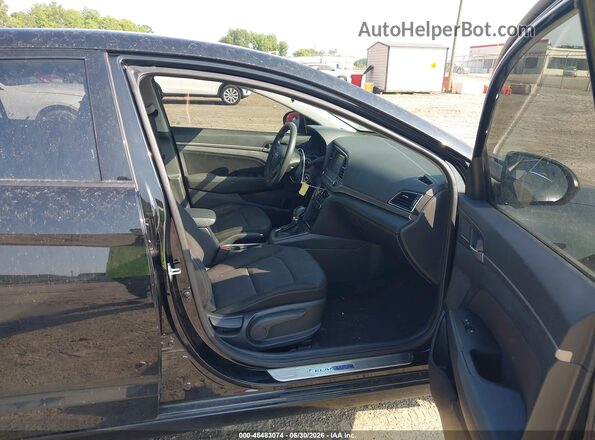 5NPD84LF9JH222817 2018 HYUNDAI ELANTRA Black Vista interior delantera