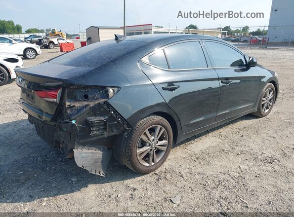 5NPD84LF9JH222817 2018 HYUNDAI ELANTRA Black Trasero derecho
