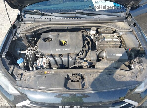 5NPD84LF9JH222817 2018 HYUNDAI ELANTRA Black Vista trasera