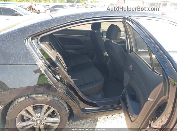 5NPD84LF9JH222817 2018 HYUNDAI ELANTRA Black Vista de la etiqueta del VIN