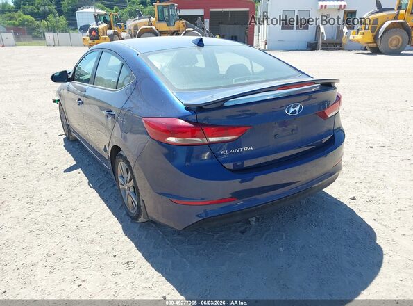 5NPD84LF9JH232666 2018 HYUNDAI ELANTRA Blue Задня ліва чверть
