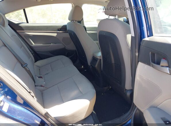 5NPD84LF9JH232666 2018 HYUNDAI ELANTRA Blue Вид наклейки з VIN-кодом