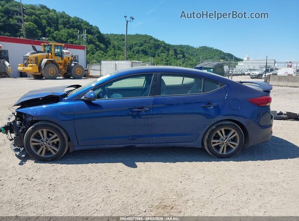 5NPD84LF9JH232666 2018 HYUNDAI ELANTRA Blue 