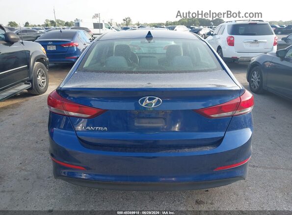 5NPD84LF9JH241772 2018 HYUNDAI ELANTRA Blue 