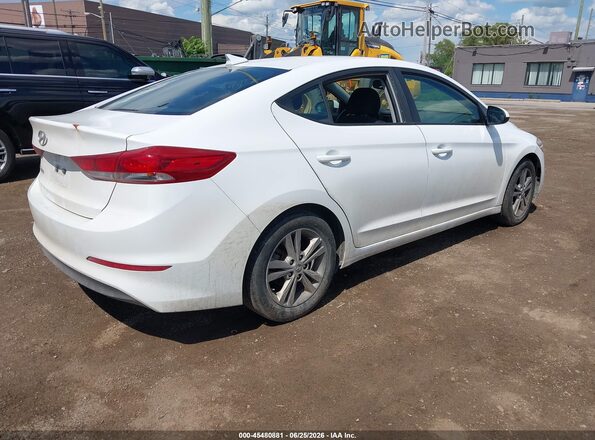 5NPD84LF9JH248432 2018 HYUNDAI ELANTRA White Հետևի աջ