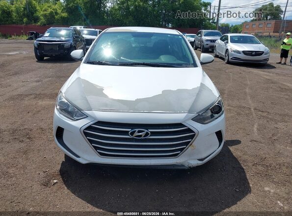 5NPD84LF9JH248432 2018 HYUNDAI ELANTRA White Սարքավորումների վահանակի տեսք