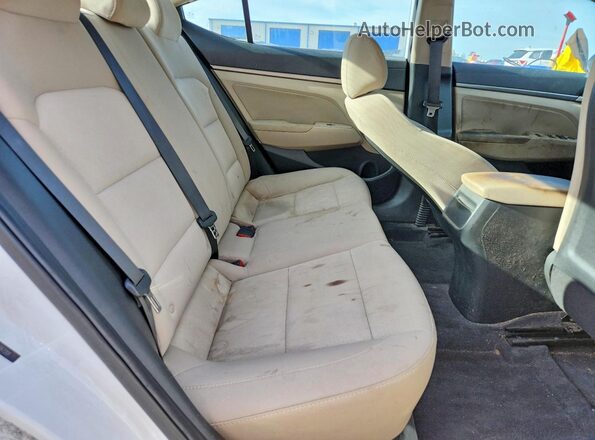 5NPD84LF9JH287201 2018 HYUNDAI ELANTRA White Вид задніх сидінь