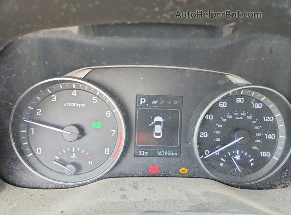 5NPD84LF9JH287201 2018 HYUNDAI ELANTRA White Вид щитка приладів