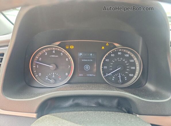 5NPD84LF9JH325851 2018 HYUNDAI ELANTRA Gray Սարքավորումների վահանակի տեսք