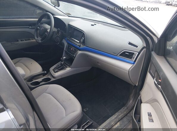 5NPD84LF9JH337739 2018 HYUNDAI ELANTRA Gray Սալոնի դիմացի տեսք