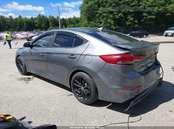 5NPD84LF9JH337739 2018 HYUNDAI ELANTRA Gray Հետևի ձախ