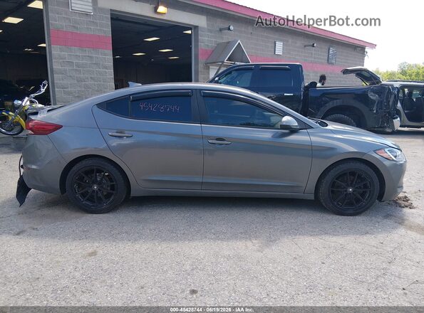 5NPD84LF9JH337739 2018 HYUNDAI ELANTRA Gray Սալոնի հետևի տեսք