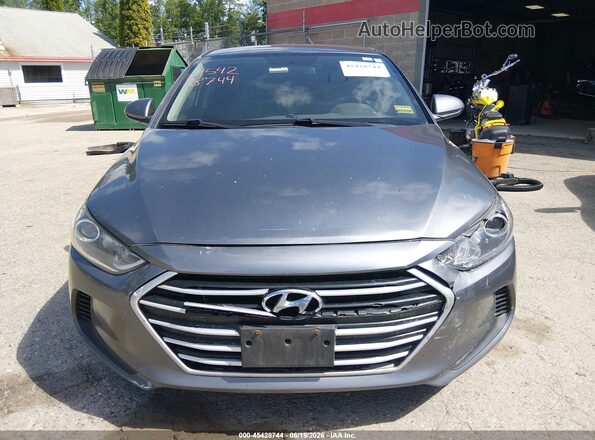 5NPD84LF9JH337739 2018 HYUNDAI ELANTRA Gray Սարքավորումների վահանակի տեսք