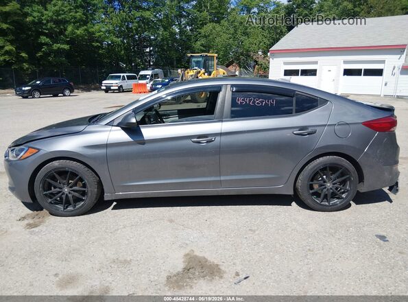 5NPD84LF9JH337739 2018 HYUNDAI ELANTRA Gray Սալոնի 360 աստիճան տեսք