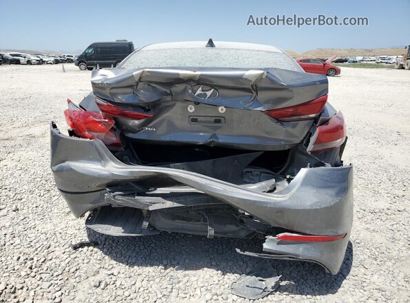 5NPD84LF9JH338793 2018 HYUNDAI ELANTRA Серый Вид сзади