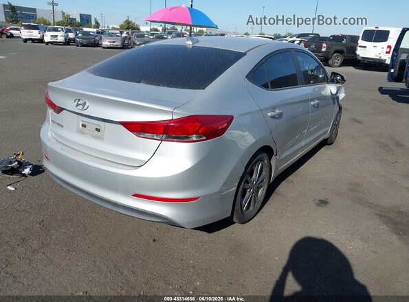 5NPD84LF9JH342472 2018 HYUNDAI ELANTRA Серебряный Задняя правая четверть