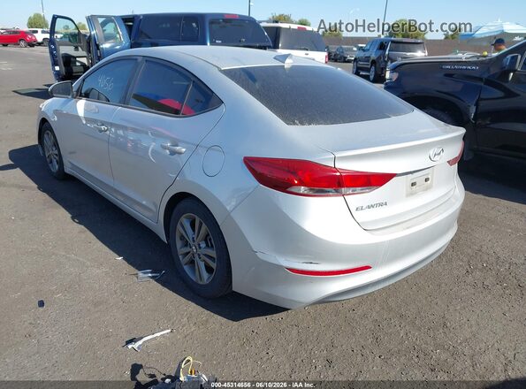 5NPD84LF9JH342472 2018 HYUNDAI ELANTRA Серебряный Задняя левая четверть