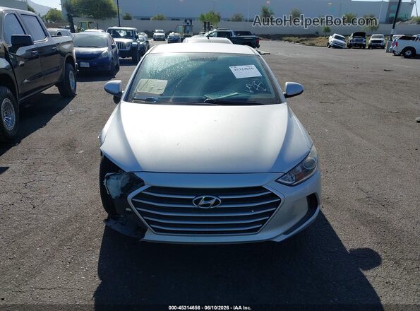 5NPD84LF9JH342472 2018 HYUNDAI ELANTRA Серебряный Вид задней части салона