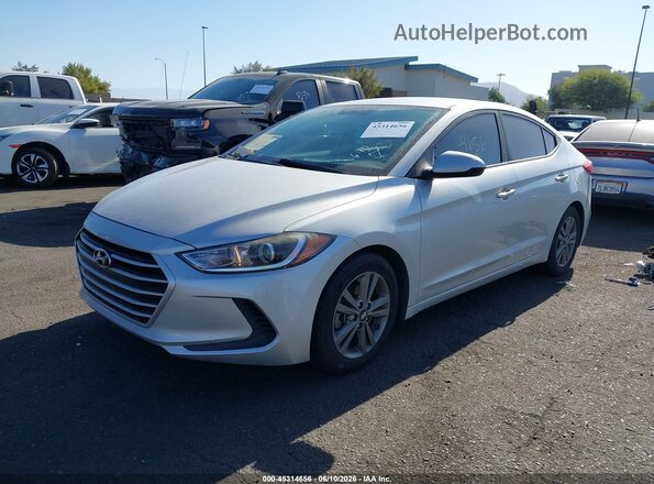 5NPD84LF9JH342472 2018 HYUNDAI ELANTRA Серебряный Передняя левая четверть