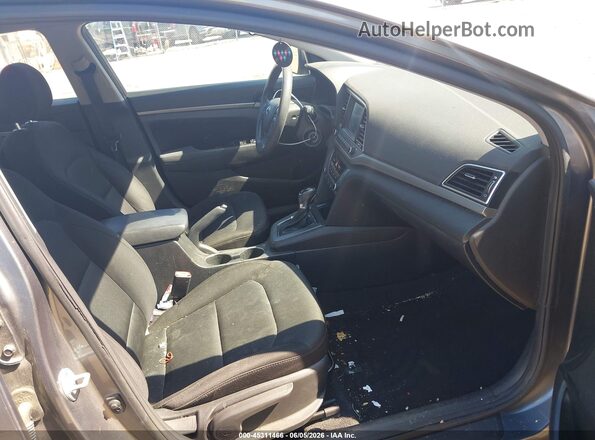 5NPD84LF9JH343928 2018 HYUNDAI ELANTRA Gray Vista interior delantera