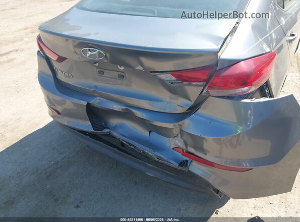 5NPD84LF9JH343928 2018 HYUNDAI ELANTRA Gray Vista frontal