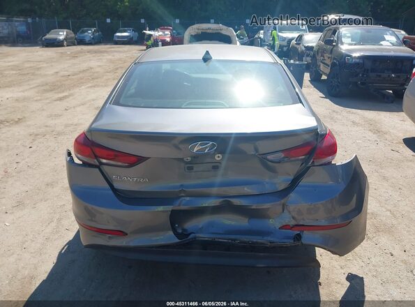5NPD84LF9JH343928 2018 HYUNDAI ELANTRA Gray 