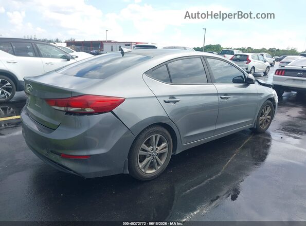 5NPD84LF9JH351415 2018 HYUNDAI ELANTRA Gray უკანა მარჯვენა