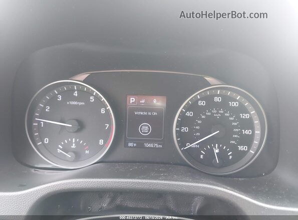 5NPD84LF9JH351415 2018 HYUNDAI ELANTRA Gray უკანა სავარძლების ხედი