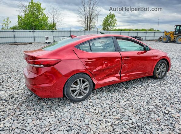 5NPD84LF9JH352628 2018 HYUNDAI ELANTRA Red Rear right