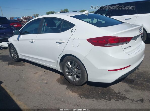 5NPD84LF9JH370384 2018 HYUNDAI ELANTRA White Tył lewy