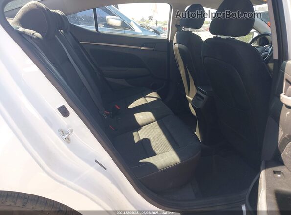 5NPD84LF9JH370384 2018 HYUNDAI ELANTRA White Widok naklejki z numerem VIN