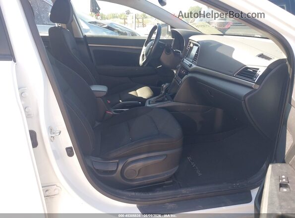 5NPD84LF9JH370384 2018 HYUNDAI ELANTRA White Widok wnętrza z przodu