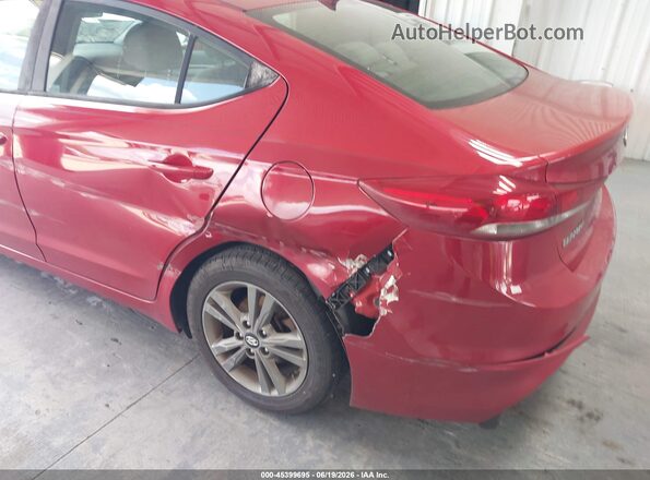 5NPD84LF9JH374855 2018 HYUNDAI ELANTRA Red Front view