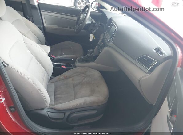 5NPD84LF9JH374855 2018 HYUNDAI ELANTRA Red Front interior view
