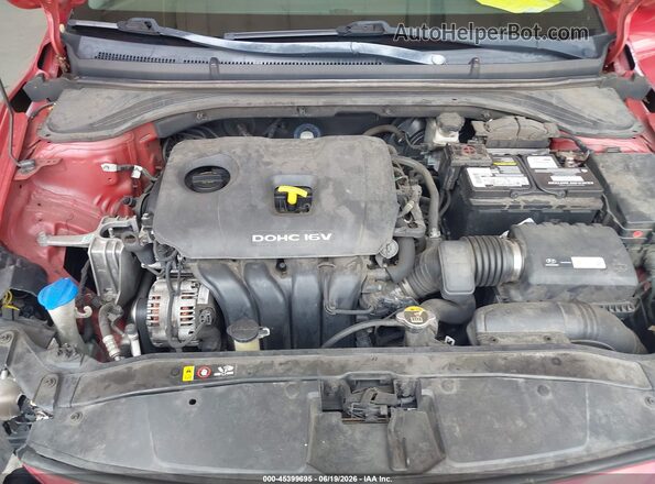 5NPD84LF9JH374855 2018 HYUNDAI ELANTRA Red Rear view