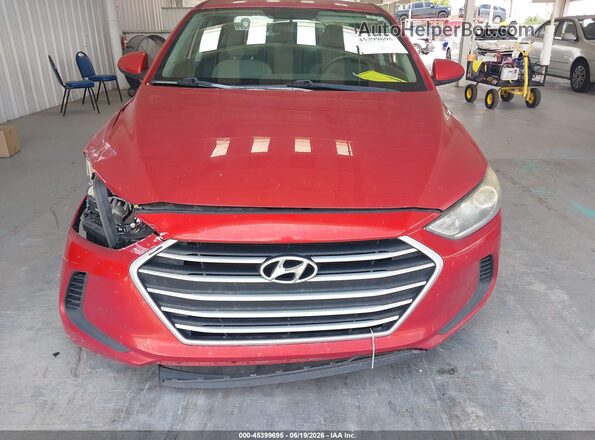 5NPD84LF9JH374855 2018 HYUNDAI ELANTRA Red Instrument cluster view