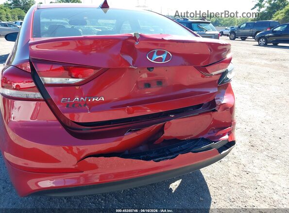 5NPD84LF9JH379165 2018 HYUNDAI ELANTRA Red Front view