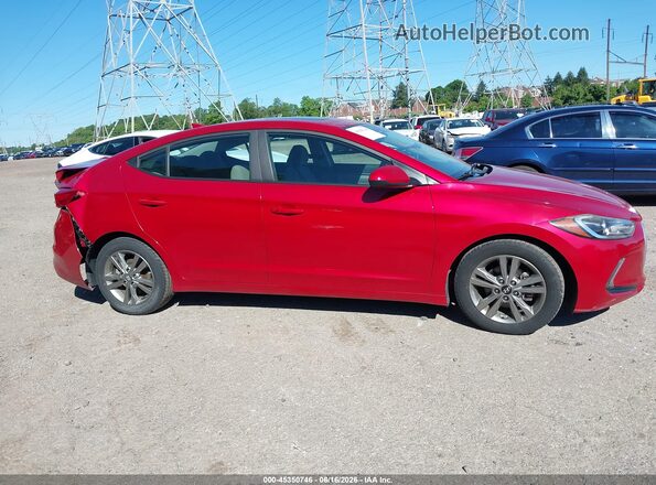 5NPD84LF9JH379165 2018 HYUNDAI ELANTRA Red 360 interior view