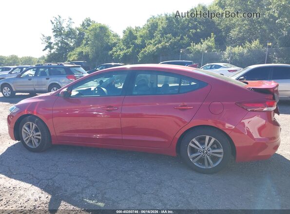 5NPD84LF9JH379165 2018 HYUNDAI ELANTRA Red 