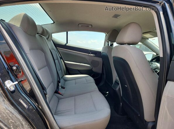 5NPD84LF9JH393969 2018 HYUNDAI ELANTRA Gray Вид задніх сидінь