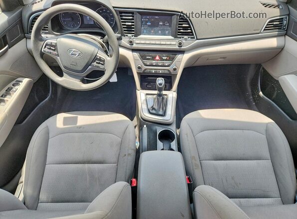5NPD84LF9JH393969 2018 HYUNDAI ELANTRA Gray Вид панелі приладів