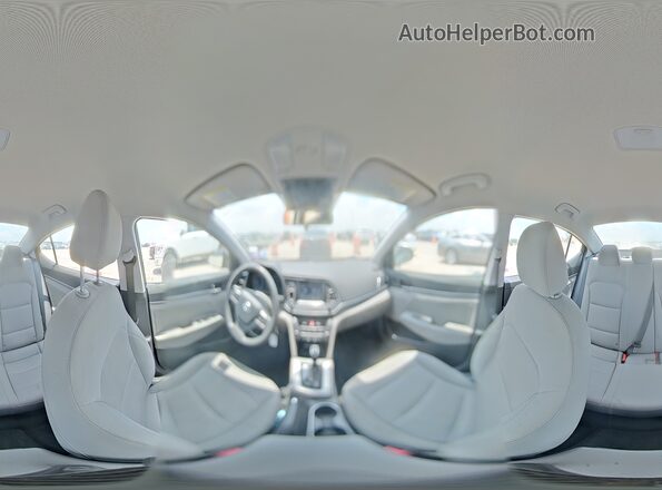 5NPD84LF9JH393969 2018 HYUNDAI ELANTRA Gray Панорамний вид салону 360°
