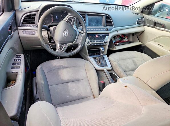 5NPD84LF9JH394698 2018 HYUNDAI ELANTRA Gray Dashboard view