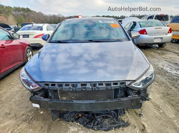5NPD84LF9JH394698 2018 HYUNDAI ELANTRA Gray Front view